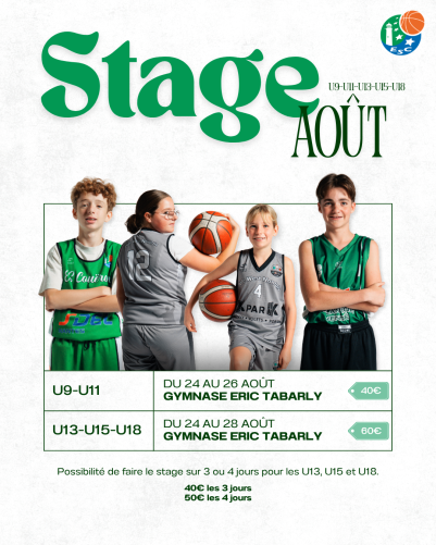 Stage d'Août 2026